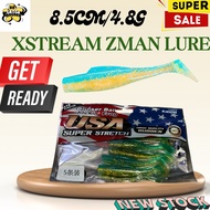 Xstream 8.5CM/4.8G 5PCS Zman Clone TPR soft plastic lure bait float umpan casting Haruan Toman
