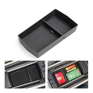 Center Console Armrest Storage Box for VW ID.7 ID7 Car Central Tray Organizer Accessories Tidying Bl