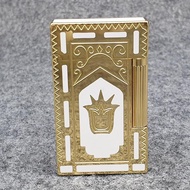 Hộp Quẹt Bật Lửa Dupont D82A Dùng Gas Đá Khắc Họa Tiết Hình Vương Miệng Cao Cấp - Hộp Quẹt Dupont (K