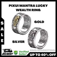 Original Feng Shui Pixiu Lucky Wealth Ring Money Catcher Lucky Charm Mantra Protection Wealth R