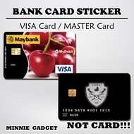 [ KUDRAT ] For BANK Card Sticker Cover / MASTER / VISA / CREDIT/ DEBIT CARD