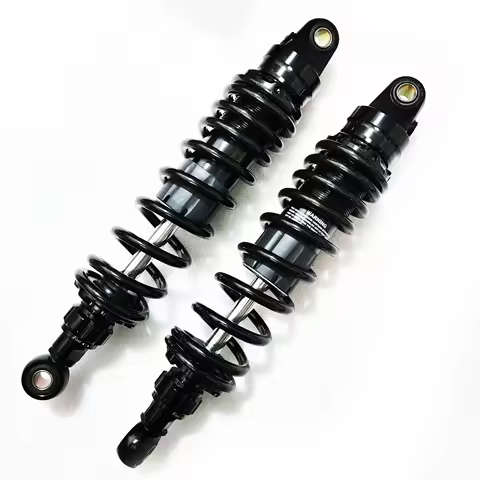 One Pair 330mm 340mm 350mm 360mm 8mm Spring Motorcycle Shock Absorber Adjust Rear Suspension for Yam