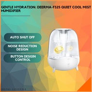 【Deerma DM-F325】 5L White Ultrasonic Air Humidifier and Aroma Diffuser with Essential Oil Mist Maker and Dust Purifying