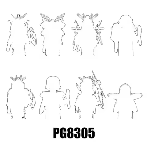 Single bricks model building blockS children toys PG8305 PG1825 PG1826 PG1827 PG1828 PG1829 PG1830 P