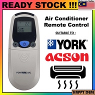 YORK/ACSON Air Cond Aircon Aircond Air Conditioner Remote Control Replacement