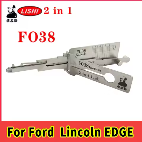 Original FO38 for Ford Lishi 2-in-1 Pick/Decoder For Lincoln Edge Mustang Lock pick tool locksmiths 