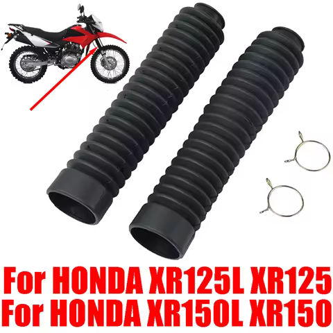 For HONDA XR125L XR125 XR150L XR150 XR 125 150 Motorcycle Front Fork Anti Dust Cover Gaiter Boots Sh