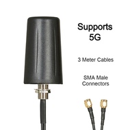 [Ready Stock] 5G 4G LTE For MIMO Outdoor Broadband Mobile Antenna Vehicle External Antenna  for SMA