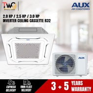 [FREE SHIPPING] AUX R32 INVERTER CEILLING CASSETTE Air Conditional 2HP / 2.5 HP / 3.0 HP ALCA-C30/4D