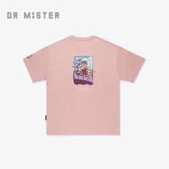 DR MISTER  "Sole Lover" Vintage Romance Broad Tee - Dust Pink