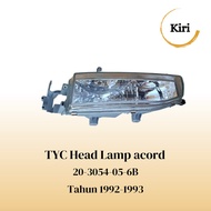 Headlamp Accord 1992-1993 TYC