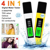 TDS Meter 0-9990ppm Digital PH Meter 0.01 PH High Precision Pen Water Tester TDS&PH Meter 0-14 PH LC