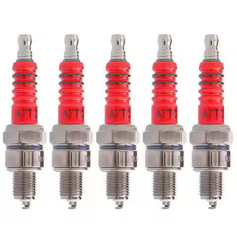 5 Pcs A7TC Spark Plug for GY6 50cc-70cc 90cc 110cc 125cc 140cc 150cc 160cc Motorcycle ATV Quad Scoot