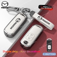 Zinc alloy key cover for Mazda smart control car key mazda 2/mazda 3/cx-5/cx-3/skyactiv key cover Ma