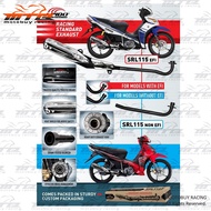 YAMAHA LAGENDA SRL115Z-FI / SRL110Z ZR / DEMAK DV110 STANDARD RACING EXHAUST (APIDO)