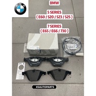 BMW 5 SERIES E60 520 523 525 7 SERIES E65 E66 730 FRONT DISC BRAKE PAD WITH SENSOR