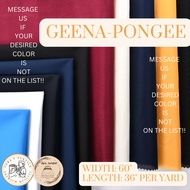 Vera Textile Geena/Pongee/Gina Fabric Cloth（Tela Per Yard）
