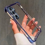 Camera Protection Case For Samsung A57/A37 5G/A07 A17 Clear Back Color Edge Shockproof Soft TPU Luxu