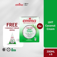 emma Coconut Cream 200ml x 6, Emma Krim Santan Kelapa Emma 200ml x 6