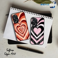 HP MV774 Softcase Glass Glitter Oppo A58 - Oppo A58 Silicone Case - Casing Latest Oppo A58hp