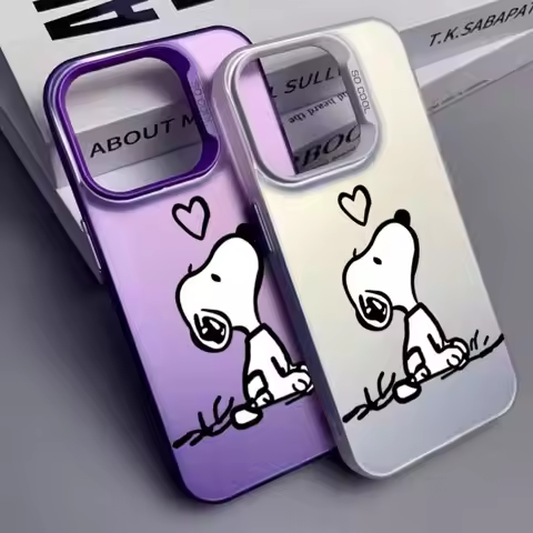 Love Heart Snoopy Phone Case For Samsung Galaxy A16 A15 A10 A21S A72 A52 A52S A06 A03S A51 A31 A71 A