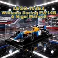 Full Transparent Acrylic Storage Box Display Rack Gundam Figure Collection LEGO 10353 Williams FW14B