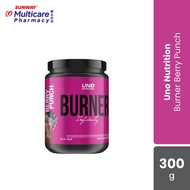 Uno Burner Infinity 300g Nutrition Burner Berry Punch | Pre-Workout, Hydration & Recovery Drink (No 