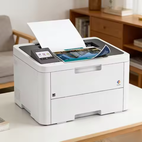 Furniture Accessorie-Wireless Compact Digital Color Printer Laser Quality Output Duplex Mobile Print