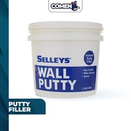 Selleys Wall Putty 1.5KG Instant Concrete Hole Crack Putty Filler Filling Plaster Wall Putty Filla S