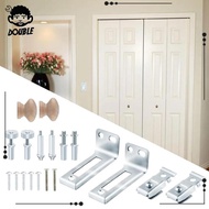 [ Bifold Door Hardware Kit, Sliding Door Hardware, Heavy Duty Door Installation