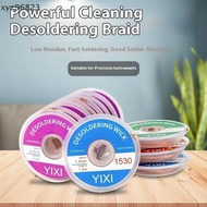 [XYZ] 1Pcs Soldering Wick Tin Lead Cord Flux 1-4mm 1.5/3M Desoldering Mesh Braid Tape Copper Welding