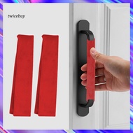 [TY] Stain-resistant Refrigerator Handle Cover Soft Door Handle Cover 2pcs Fridge Handle Cover Set for Home Decor Adjustable Appliance Protective Cover Southeast Asian Buyers