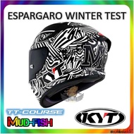 Motorcycle Helmet TOPI KYT TT COURSE ESPARGARO Wintertest WINTER TEST 2020 FULLFACE Helmet 014 (SINGLE VISOR)