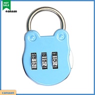 canaan|  Digit Number Lock Multipurpose Wear Resistant 6 Colors 3 Digit Combination Padlock Code loc