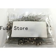 10PCs 3.6*250*10 ceramic fuse double pin tube with lead pin T8A t10a t12a v slow blow