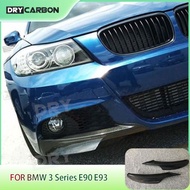 On sale Carbon Fiber Front Lip Splitters Flaps Aprons For BMW 3 Series E90 E93 M Sport 2005-2012 Car