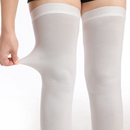 1Pair Anti Embolism Stockings, 15-21 mmHg, Ted Hose White Compression Socks - Knee High Medical Comp