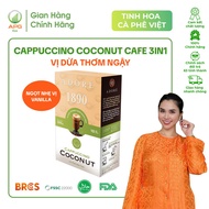 Cà Phê Hòa Tan ADORÉ 1890 Cappuccino Coconut Cafe 3in1 Vị Dừa Thơm Ngậy Giúp Tỉnh Táo Tập Trung Hộp