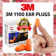 3M 1100 Ear Plugs/ Noise Cancellation Earplugs for Flights Snore/ No Pain NRR 29dB Earplug travel work