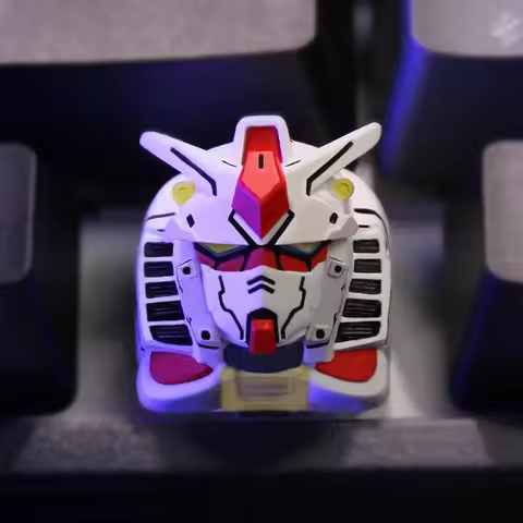 GMK Resin Keycaps Anime Cherry Profile Resin Keycaps for Mechanical Keyboard Customized Cute Artisan