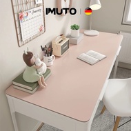 IMUTO PU leather waterproof desk mat, student book desk mat, Anti-slip