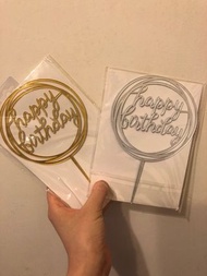 Happy birthday 生日插牌
