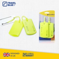Travel Blue Jelly ID Tag