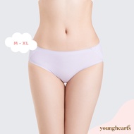 Young Hearts Fresh Air Lace Laminated Seamless Midi Panties Y27-000826