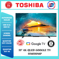 TOSHIBA [ตัวแทนจำหน่ายที่ได้รับอนุญาต] 55 "/ 65" 4K QLED 55m55 0mp/65m550mp-Toshiba รับประกัน2ปี