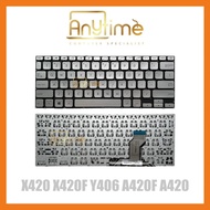 ASUS VivoBook 14 X420 X420F X420FA X420U A420F A420 A420U S420 S420UA P1411F P1411FA US Keyboard Silver
