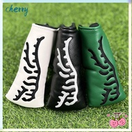 CHERRY Mallet Half-Moon Putter Cover, Leather Waterproof Blade Putter Cover, with|Design Anti-scratc