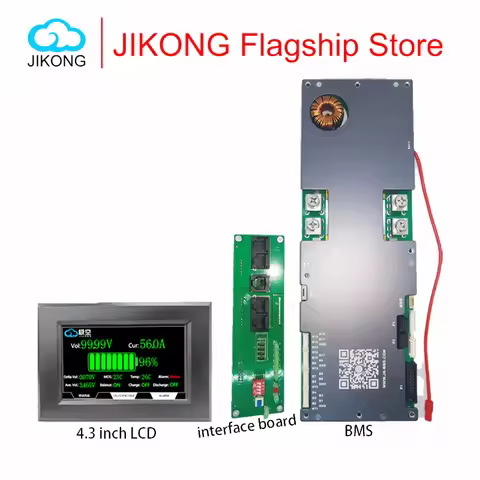 JK Inverter BMS 8S 9S 10S 11S 12S 13S 14S 15S 16S Smart BMS 100A 150A 200A Li-ion LiFePo4 New Energy
