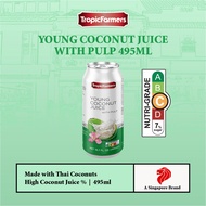 Tropic Farmers - Young Coconut Juice With Pulp 495ml