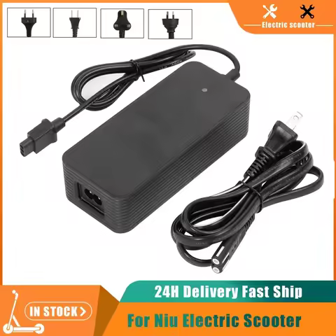 Battery Charger 53.5V 2A for NIU KQi Air/KQi3/KQi3 Pro/KQi3 Max/KQi3 Sport/KQi2/KQi2 Pro Electric Sc
